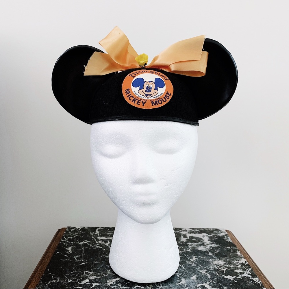 Vintage 1970s Mickey Mouse Ears Child's Hat
